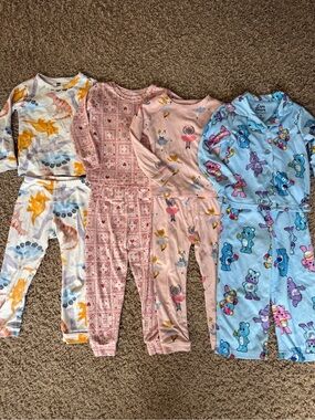 Girls Size 4 Pajama Bundle